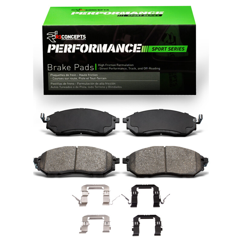 Infiniti FX35 Brake Pads - Front - R1 Concepts - Performance Sport - `05-`14